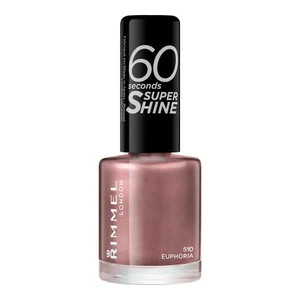 Rimmel London 60 Seconds Super Shine 8 ml lak na nehty pro ženy 510 Euphoria