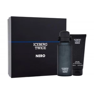 Iceberg Twice Nero dárková kazeta toaletní voda 125 ml + sprchový gel 100 ml pro muže