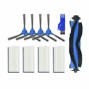 12PCS Replacement Parts for Eufy 11S RoboVac 30 Vacuum Cleaner 4*Side Brushes 4*HEPA Filters 1*Roller Brush 1*Cleaning T