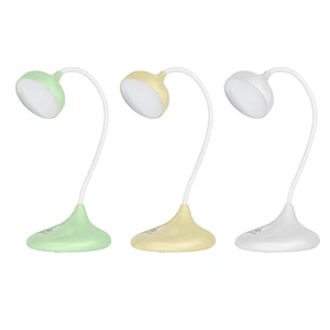 360° Rotating LED Desk Lamp Eye-caring Table Lamps with USB Charging Port 3 Brightness Levels Touch Control
