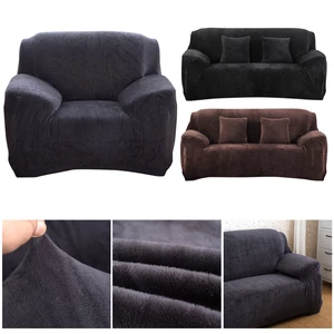 MEIGAR 1/2/3 Seats Elastic Stretch Sofa Armchair Cover Universal Couch Slipcover Plush Warm For Autumn Winter