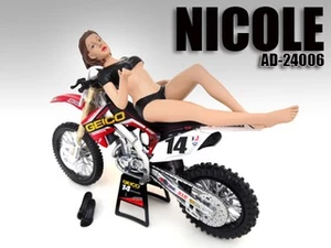 Model Nicole Figure / Figurine For 112 Scale Motorcycles by American Diorama