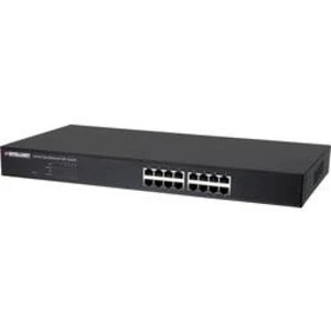 19" síťový switch Intellinet, 560771, 16 portů, 100 MBit/s, funkce PoE
