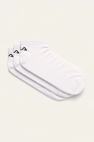 Ponožky Fila (3-pack) dámské, bílá barva