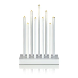 Biely LED svietnik Markslöjd Viik, výška 27 cm