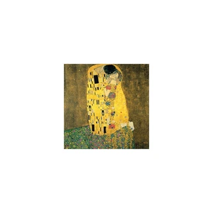 Reprodukcia obrazu Gustav Klimt - The Kiss, 30 × 30 cm