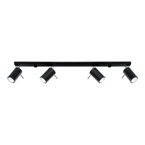 Čierne stropné svietidlo Nice Lamps Etna 4L