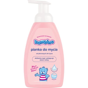 Bambino Baby Wash Foam pena do kúpeľa na telo a vlasy pre deti od narodenia 500 ml