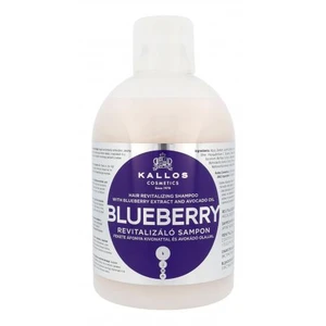 Kallos Cosmetics Blueberry 1000 ml šampón pre ženy na poškodené vlasy; na šedivé vlasy