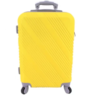 Cestovní kufr Arteddy / 4 kolečka - žlutá (M) 60l