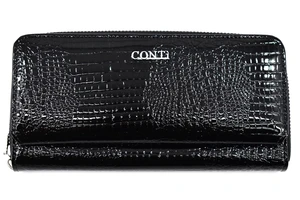 Dámská kožená peněženka Conti - černá