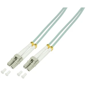 LogiLink FP3LC05 optické vlákno LWL prepojovací kábel [1x zástrčka LC - 1x zástrčka LC] 50/125 µ Multimode OM3 5.00 m