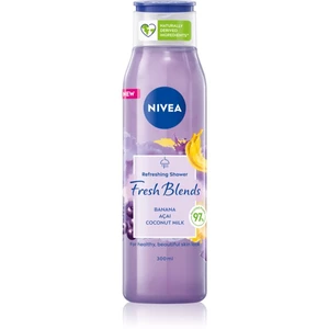 Nivea Fresh Blends Banana & Acai & Coconut Milk osvěžující sprchový gel 300 ml