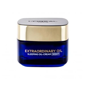 L´Oréal Paris Extraordinary Oil 50 ml nočný pleťový krém pre ženy na veľmi suchú pleť; na rozjasnenie pleti