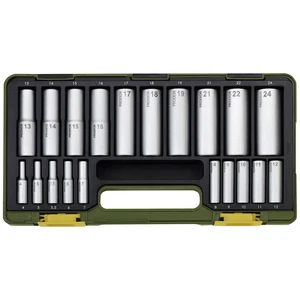 Proxxon  súprava nástrčných kľúčov  1/2" (12.5 mm), 1/4" (6,3 mm) 20-dielna 23292