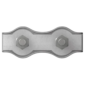 káblová svorka 6 mm  ocel glavanizované zinkom dörner + helmer 4814474 10 ks