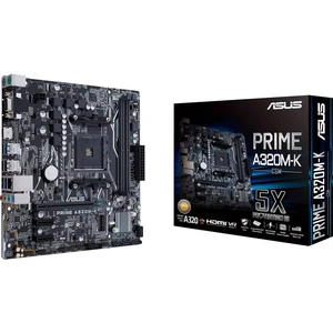 Asus PRIME A320M-K/CSM Základná doska Socket AMD AM4 Tvarový faktor Micro-ATX Čipová sada základnej dosky AMD® A320