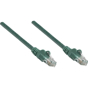 Intellinet 739825 RJ45 sieťové káble, prepojovacie káble CAT 6 S/FTP 25.00 cm zelená fóliové tienenie, tienenie pletivom