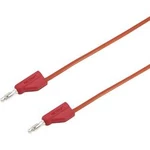 VOLTCRAFT MSB-300 měřicí kabel [lamelová zástrčka 4 mm - lamelová zástrčka 4 mm] červená, 25.00 cm