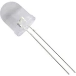 LED s vývody TRU COMPONENTS 1577506, typ čočky kulatý, 10 mm, 25 °, 20 mA, žlutá