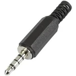 Jack konektor 3.5 mm TRU COMPONENTS 595196 zástrčka, rovná stereo, pólů 4, 1 ks