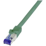 Síťový kabel RJ45 LogiLink C6A115S, CAT 6A, S/FTP, 20 m, zelená