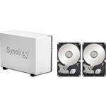 NAS server Synology DiskStation DS220j DS220J-12TB-FR, 12 TB, vybaven 2x 6TB pevným diskem Recertified
