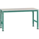 Manuflex AU4199.0001 Pracovní základní stolní Univerzální standardní s PVC dekorační deska, Šxhxv = 3000x1200x760-870 mm