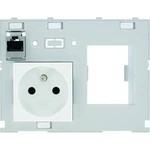 Kombinovaný nástavec 2násobná Francie FK 1x RJ45 BU/BU + výřez pro 2pólové FI/LS spínače Modlink MSDD Murr Elektronik Množství: 1 ks