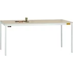 Manuflex LD1908.7035 ESD pracovní stůl UNIDESK s Melaminplatte, světle šedá RAL 7035, Šxhxv = 1200 x 800 x 720-730 mm