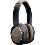 Bluetooth® Hi-Fi náhlavní sada Over Ear Stereo Lenco HPB-730BN A003245, černohnědá