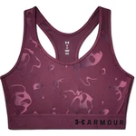 Dámská sportovní podprsenka Under Armour Mid Keyhole Print  XS  Level Purple