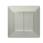 Legrand Valena Life with Netatmo bezdrátový spínač dvojitý hliník 752387