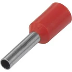 Dutinka TE Connectivity 966067-9, 1 mm² x 8 mm, částečná izolace, červená, 500 ks