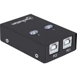 USB 2.0 přepínač Manhattan 162005, černá
