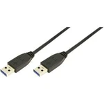 USB 3.0 kabel LogiLink CU0040, 3.00 m, černá