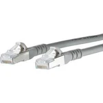 Síťový kabel RJ45 Metz Connect 130845A033-E, CAT 6A, S/FTP, 10.00 m, šedá