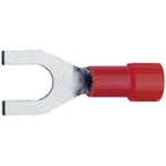 Vidlicové kabelové oko Klauke 620C4, Ø otvoru 4.3 mm, červená, 1 ks