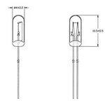 21616500 speciální žárovka čirá T1 1/4 WT 16 V 50 mA