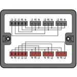 Rozvodný box WAGO 25 A, 400 V, černá, 1 ks