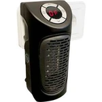 Teplovzdušný zásuvkový ventilátor RN1018HT , 12 m², 350 Wp, černá