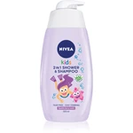 Nivea Kids Girl sprchový gel a šampon pro dívky 500 ml