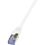 Síťový kabel RJ45 LogiLink CQ3051S, CAT 6A, S/FTP, 2.00 m, bílá