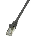 Síťový kabel RJ45 LogiLink CP2083S, CAT 6, F/UTP, 7.50 m, černá