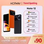 HOTWAV Note 12 Smartphone 6.8'' HD+ Android 13 8GB+128GB Octa-Core Mobile Phone 48MP NFC 6180mAh PD3.0 20W Charging Cellphone