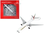 Boeing 777-300ER Commercial Aircraft "Emirates Airlines" White with Striped Tail 1/400 Diecast Model Airplane by GeminiJets