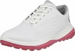 Ecco LT1 Womens Golf Shoes White/Bubblegum 37 Calzado de golf de mujer