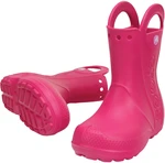 Crocs Kids' Handle It Rain Kalosze Candy Pink 27-28