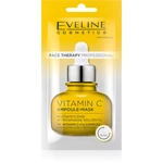 Eveline Cosmetics Face Therapy Vitamin C krémová maska pre rozjasnenie pleti 8 ml