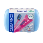 CURAPROX Travel set ORTHO modrý 1 kus